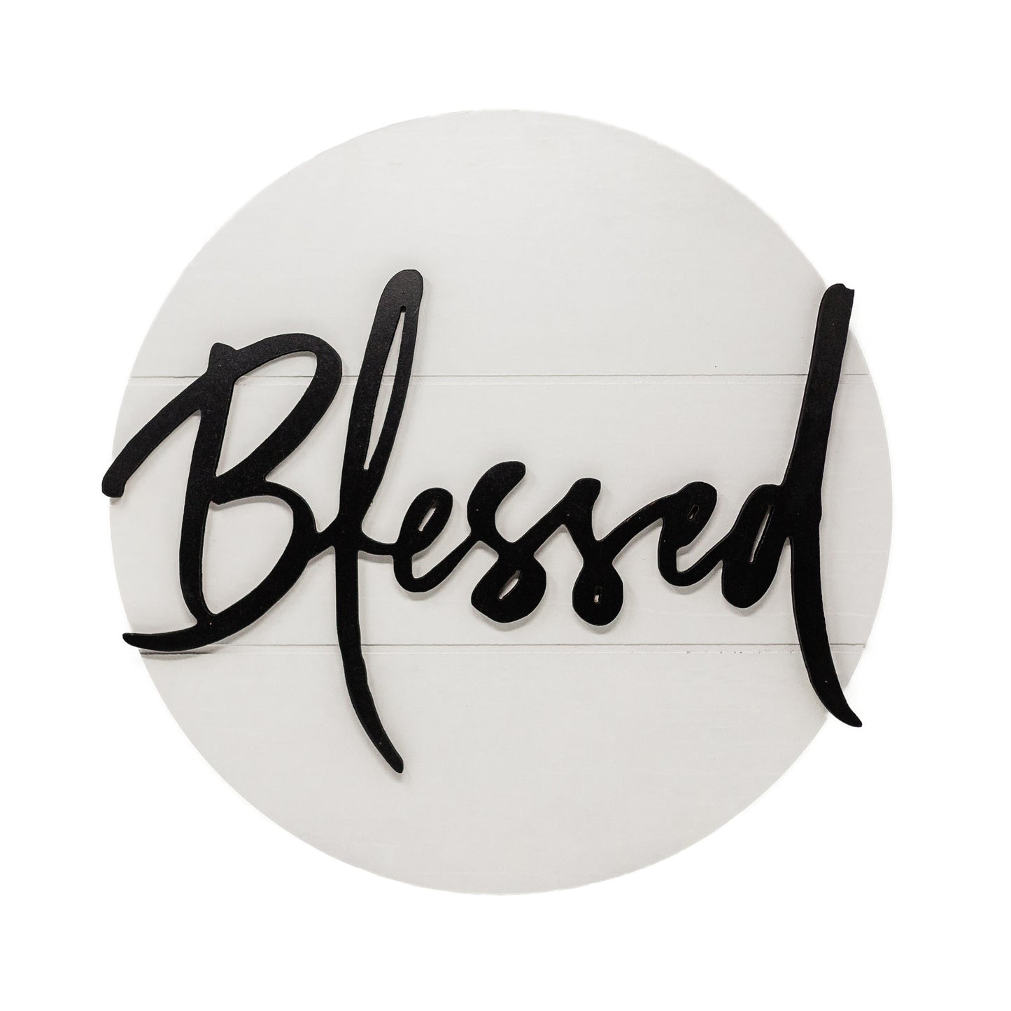 Rustic Farmhouse Shiplap Sign - Blessed