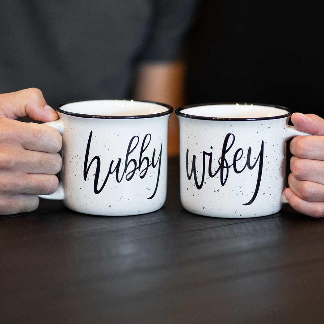 Rustic Coffee Mug Set