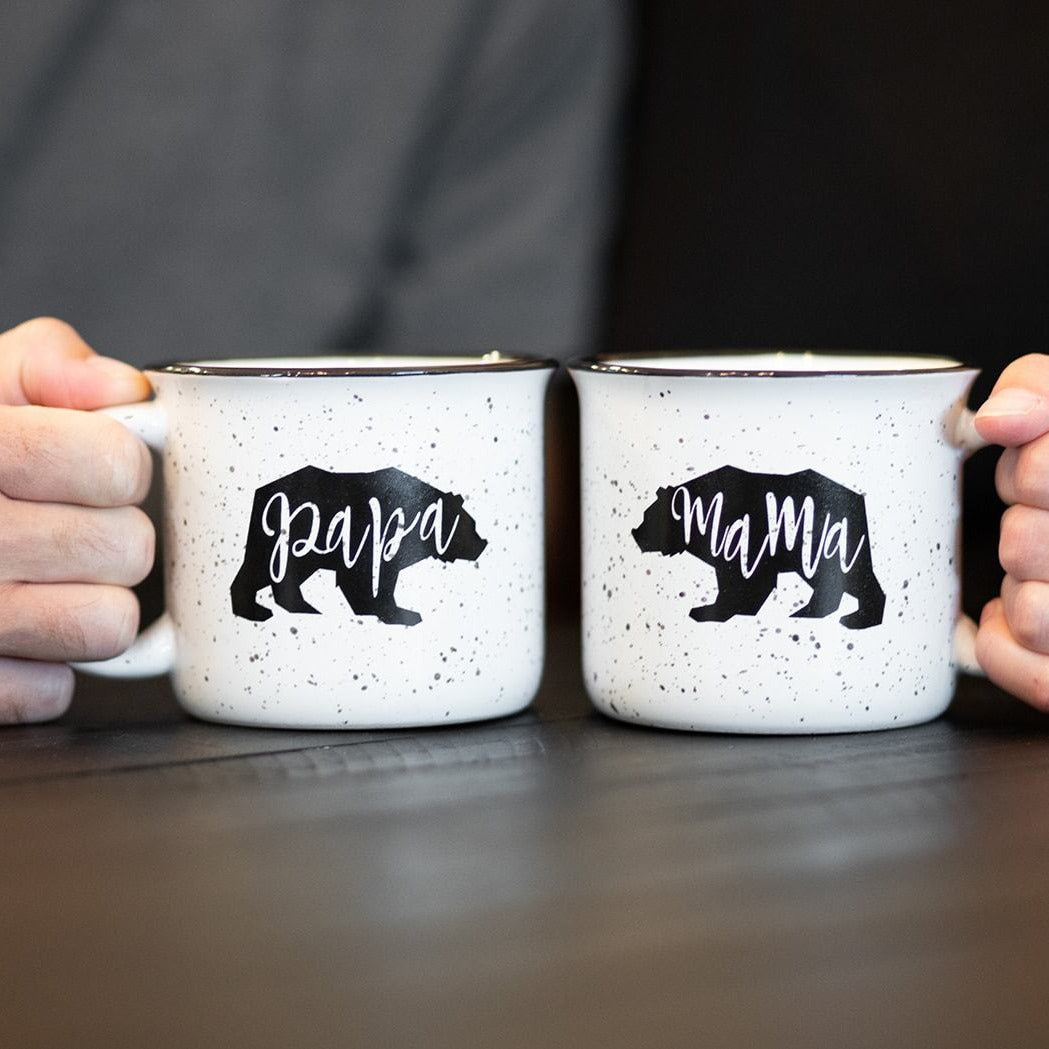 Rustic Coffee Mug Set