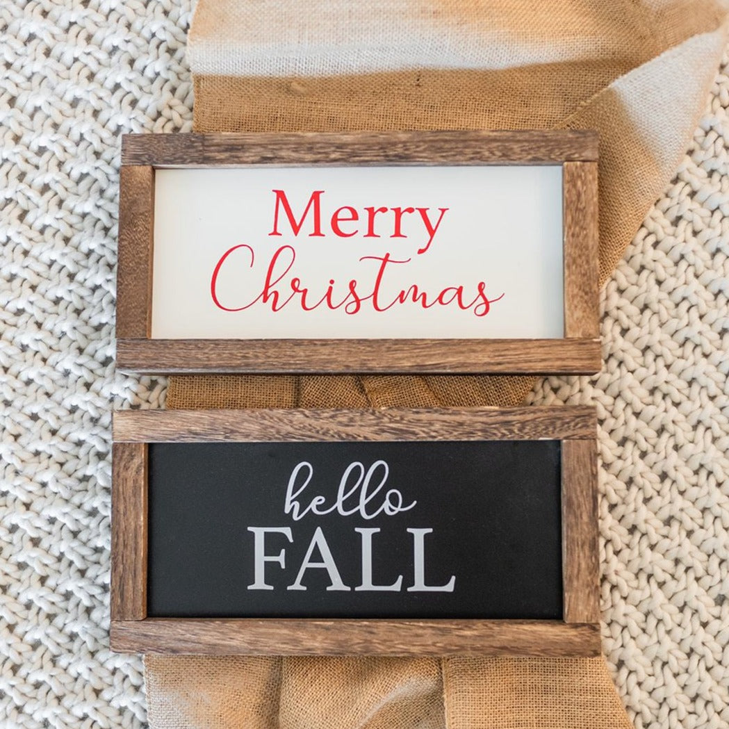 Rustic Reversible Farmhouse Decor