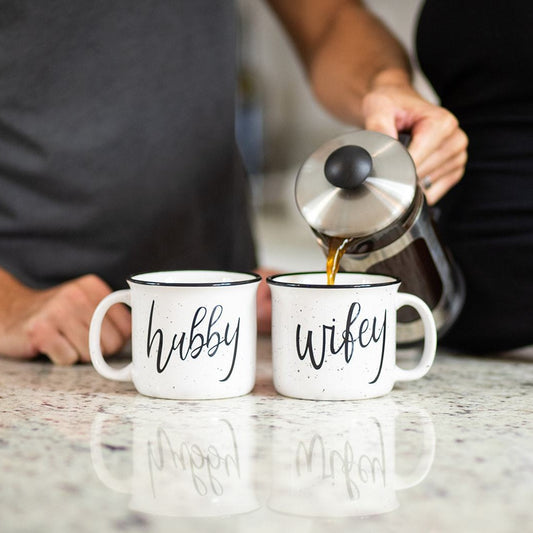Rustic Coffee Mug Set