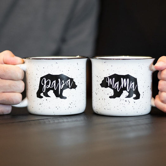 Rustic Coffee Mug Set